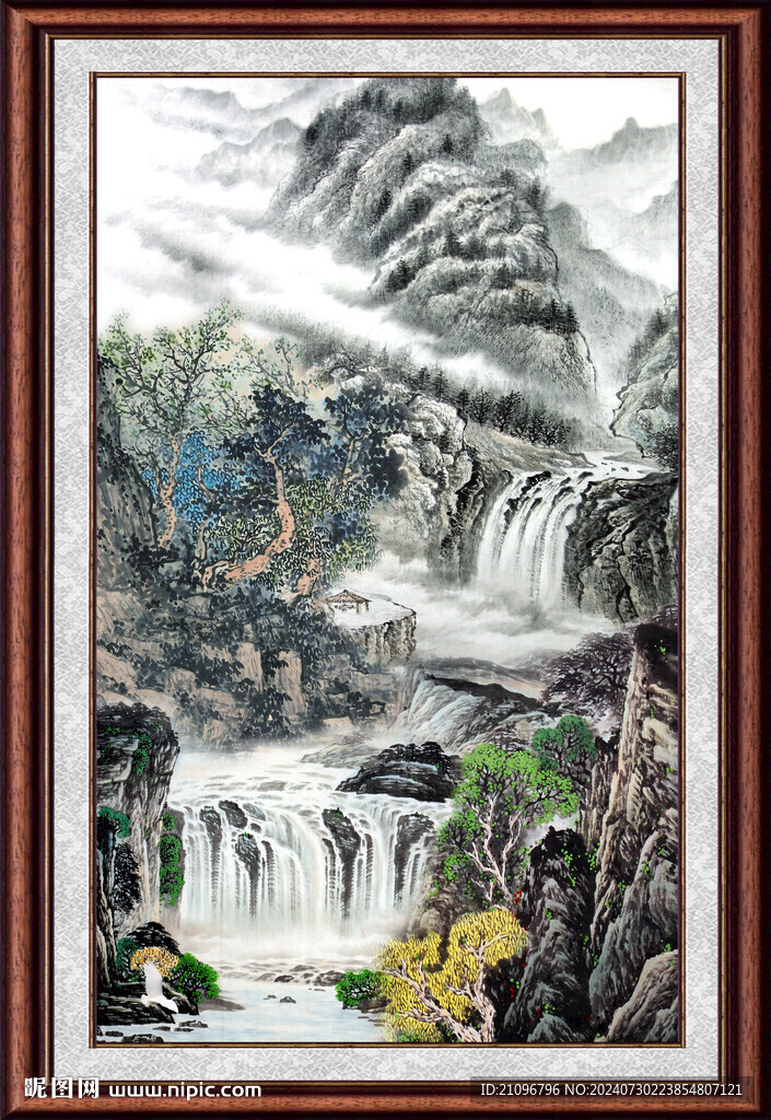 大厅风景画 
