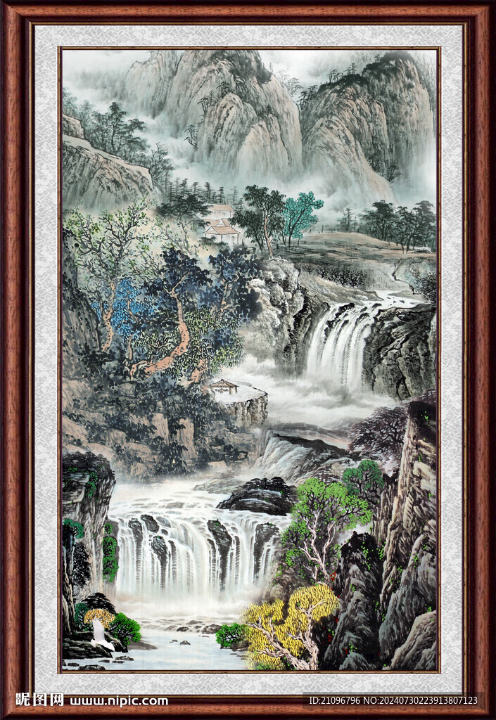 大厅风景画 