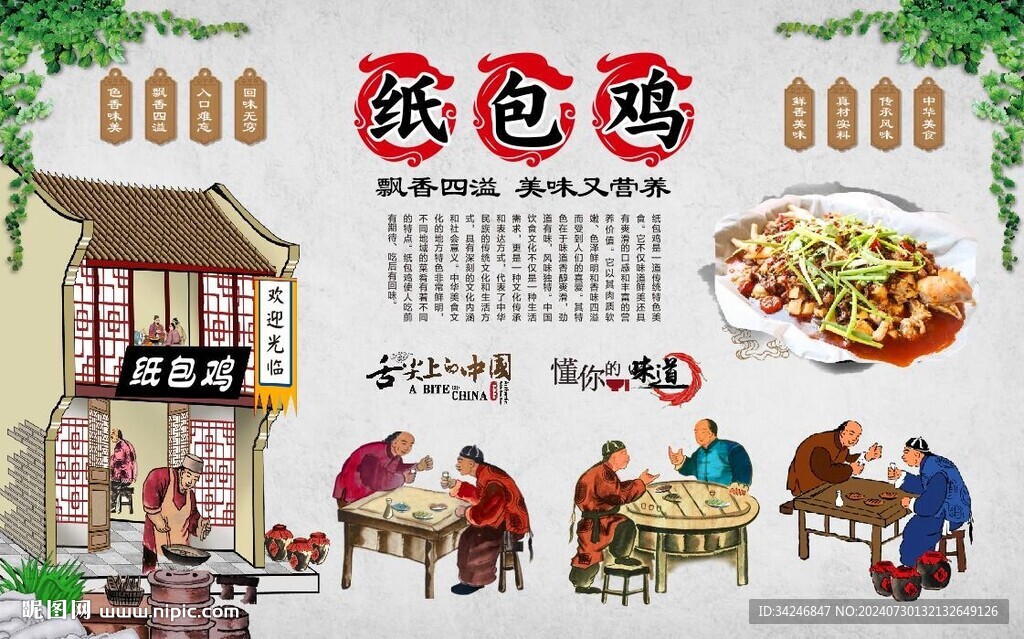 纸包鸡 