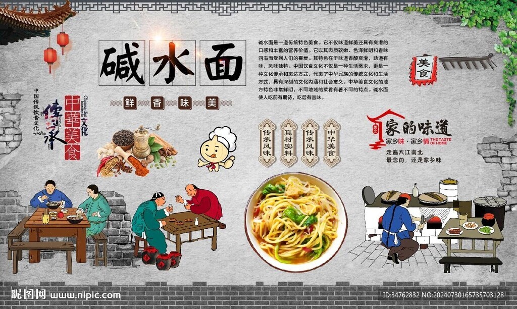 碱水面 