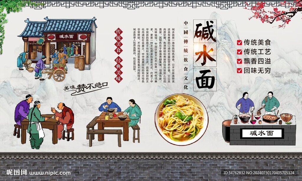碱水面 