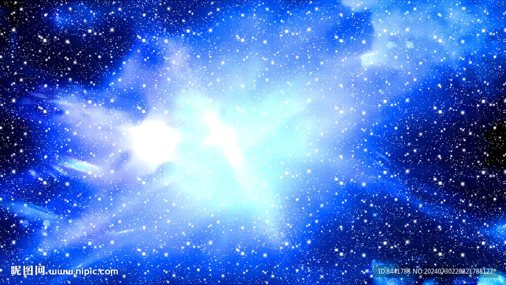 蓝色星星点点