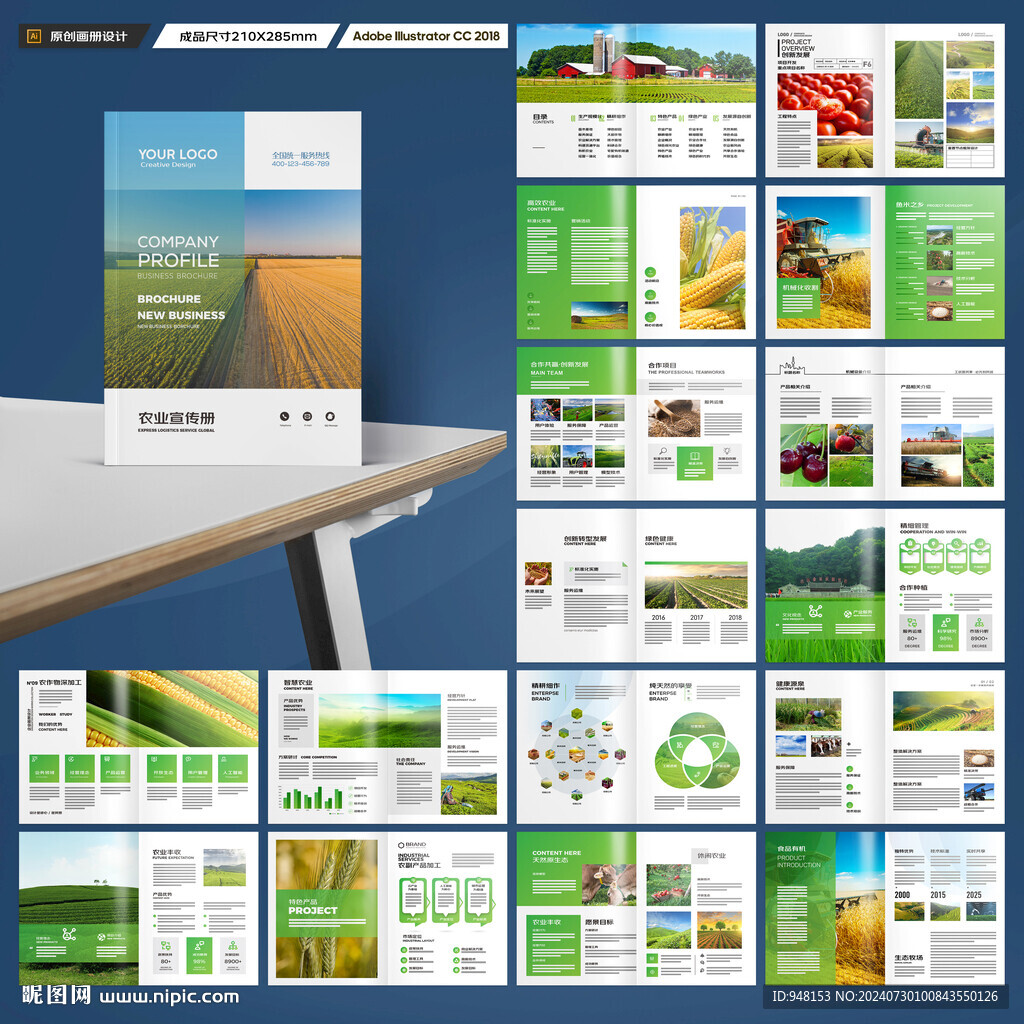 农业合作社画册