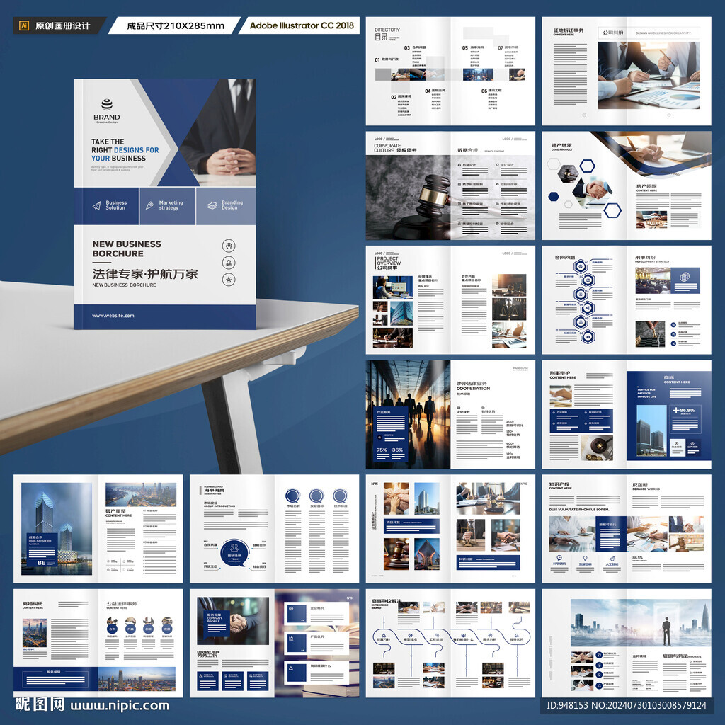 大气律师事务所画册