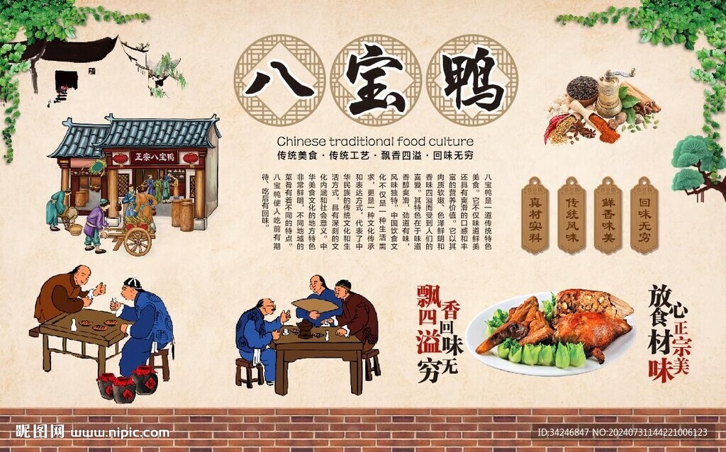 八宝鸭 
