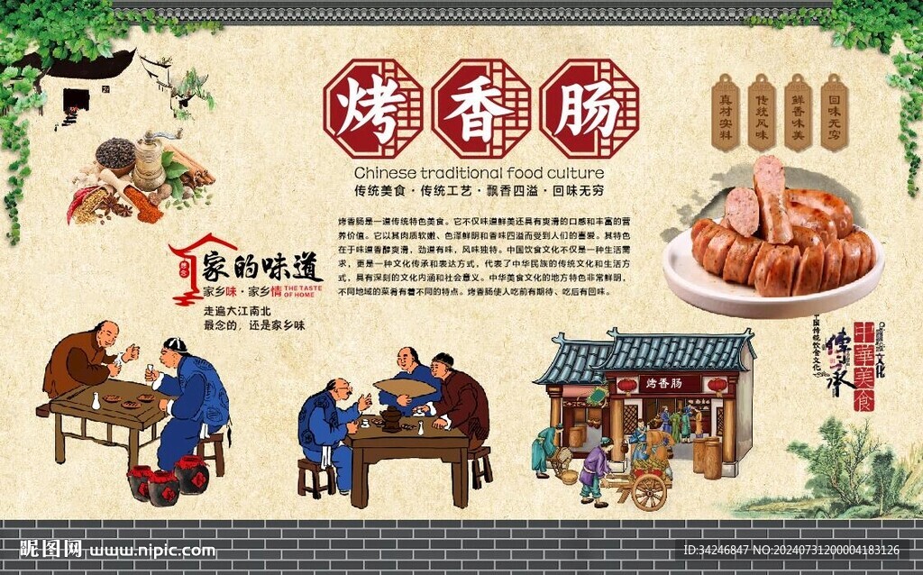 烤香肠 