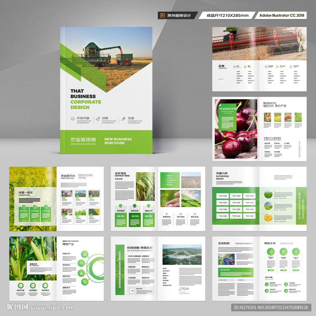 农产品画册