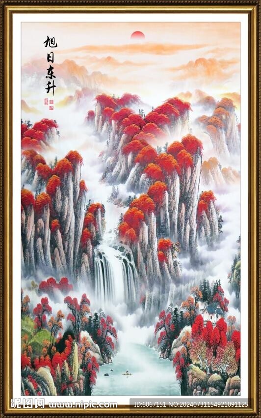 鸿运当头国画
