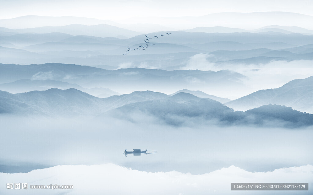 禅意山水画