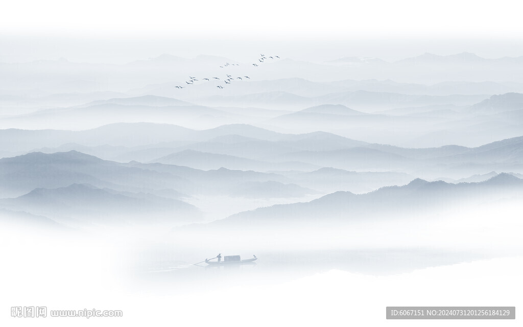 意境山水画