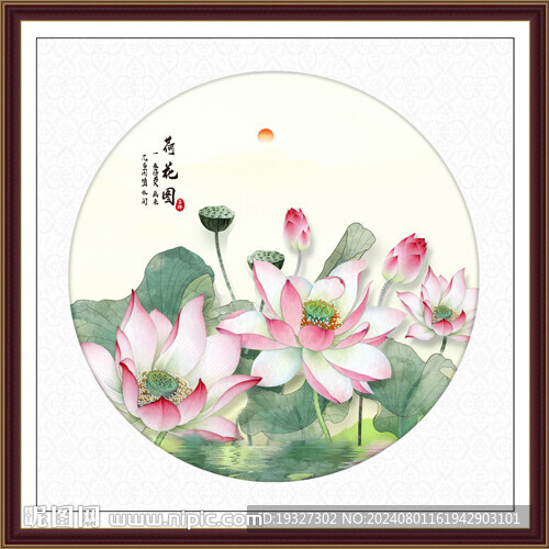 荷花图 