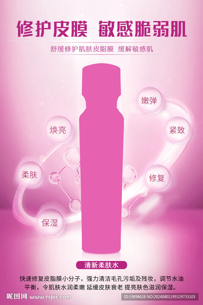 护肤品海报