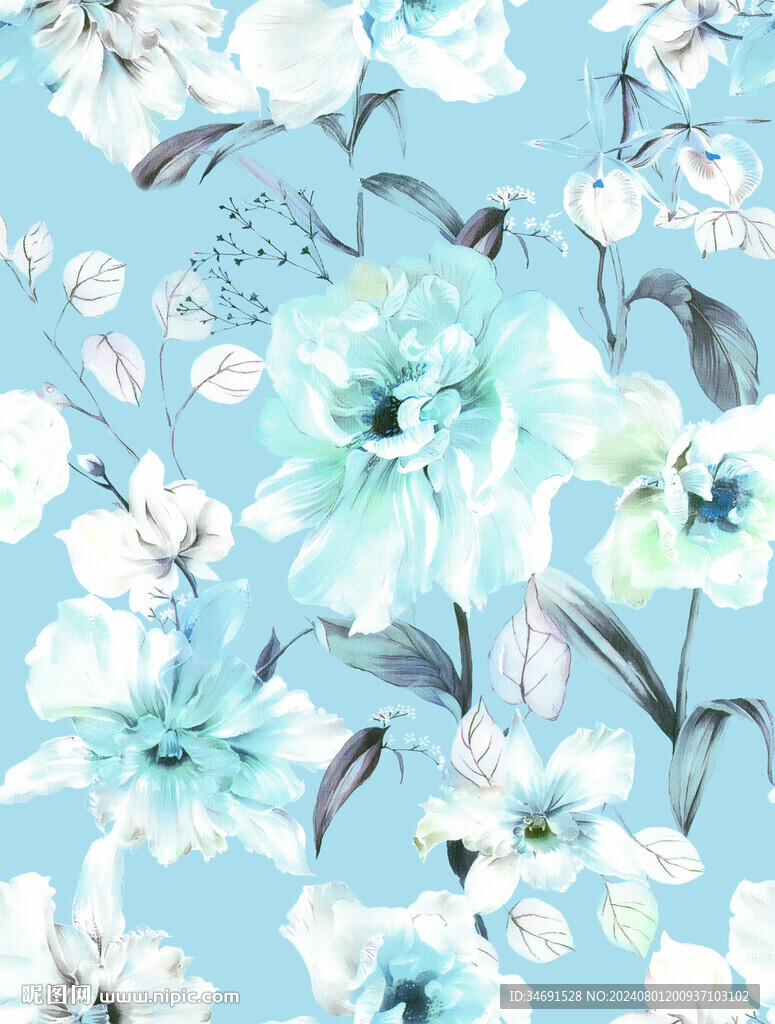 手绘花