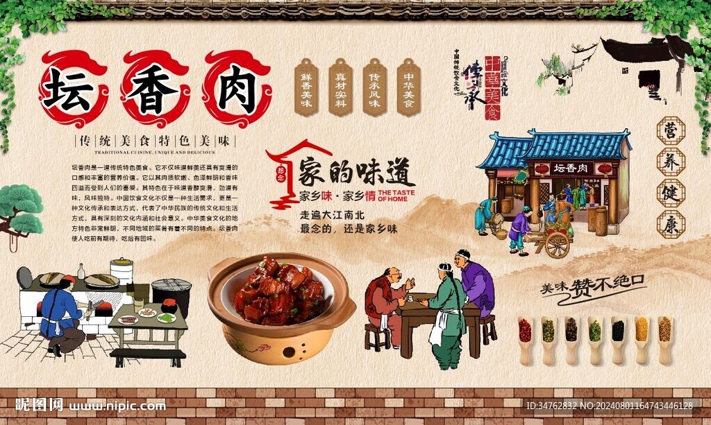 坛香肉 