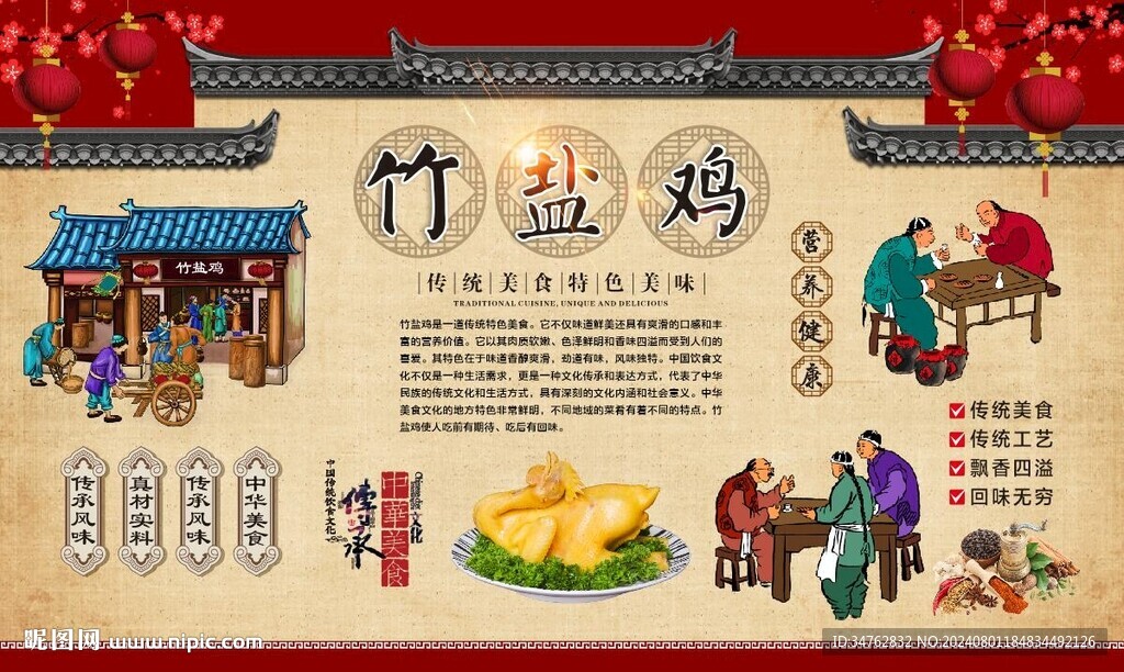 竹盐鸡 