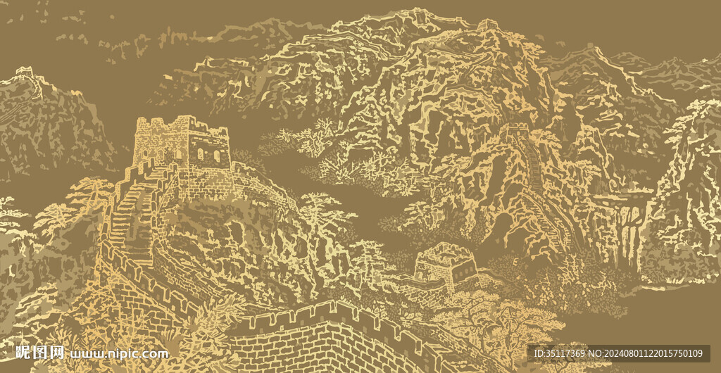 长城装饰画