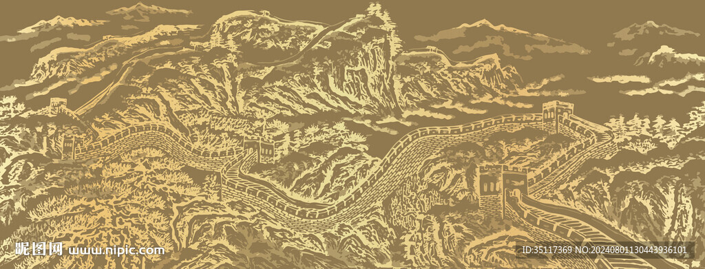 长城装饰画