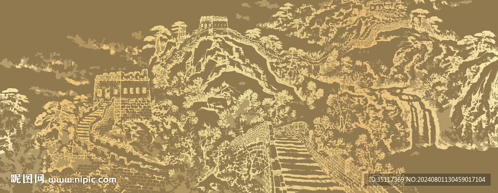 长城装饰画