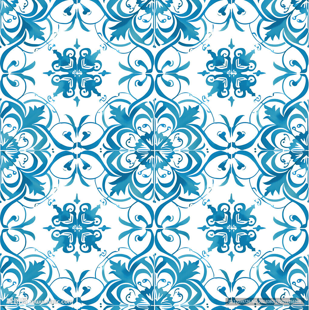 数码印花线条花边