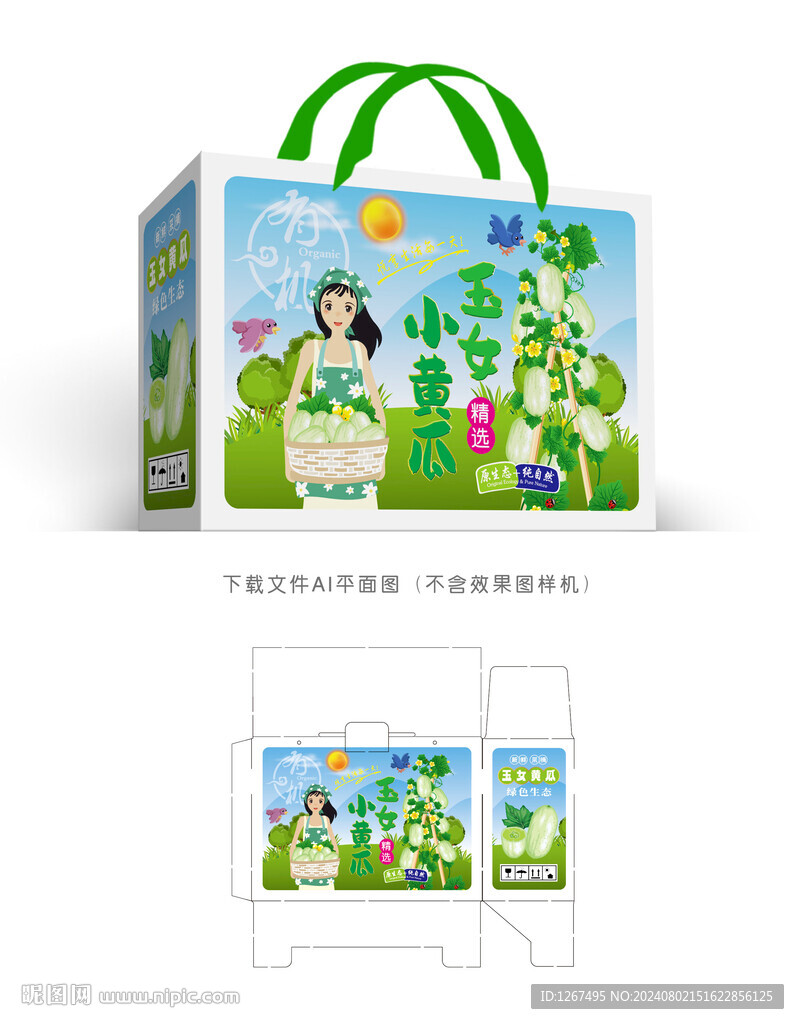 玉女黄瓜彩盒