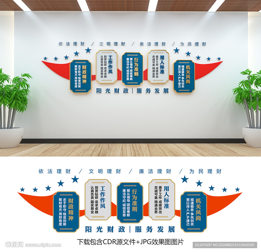 财政文化墙
