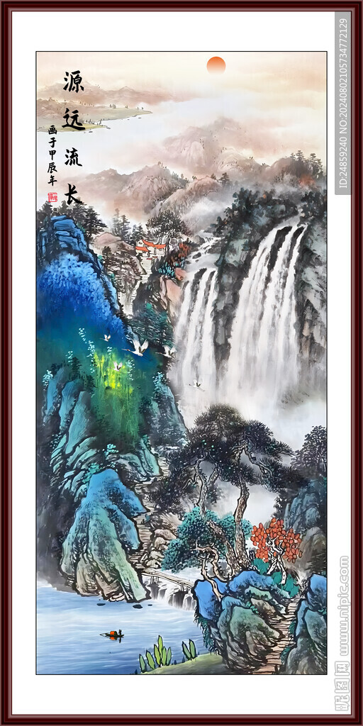 玄关山水画