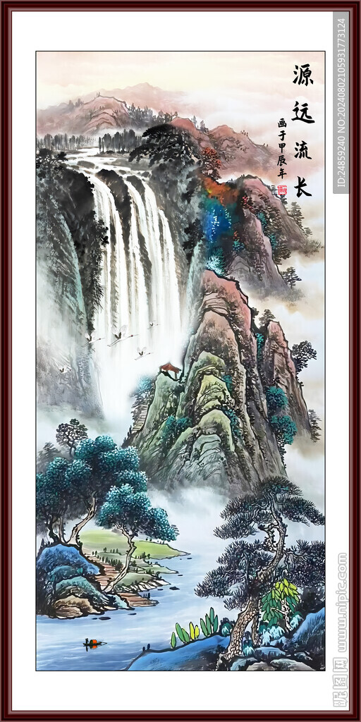 大厅山水画