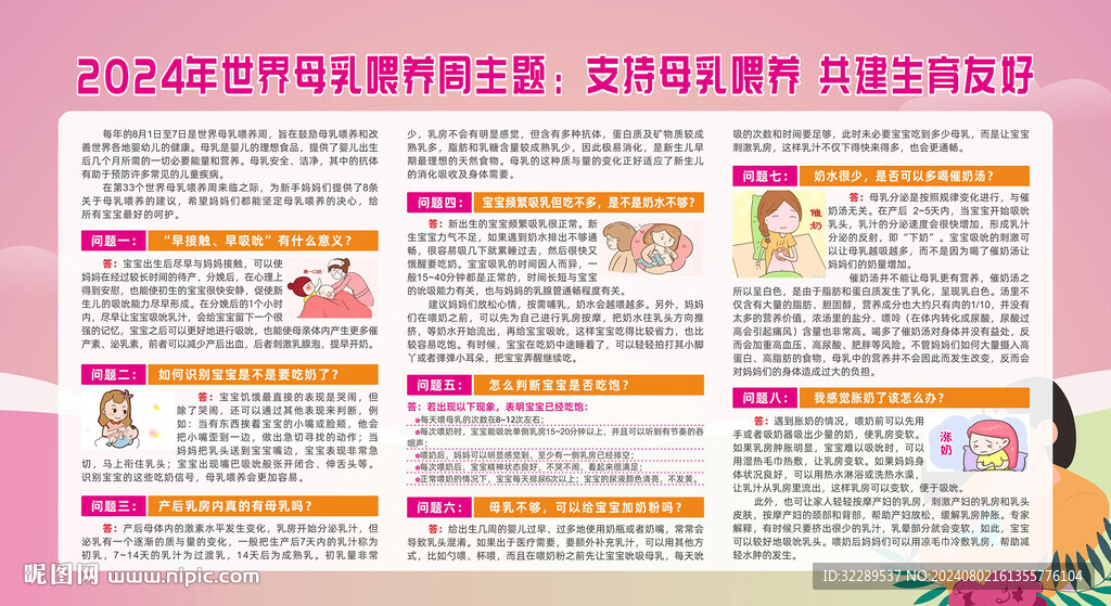 八问八答弄懂母乳喂养周