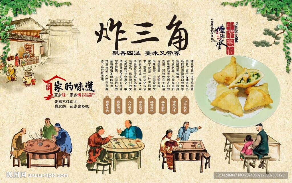 炸三角