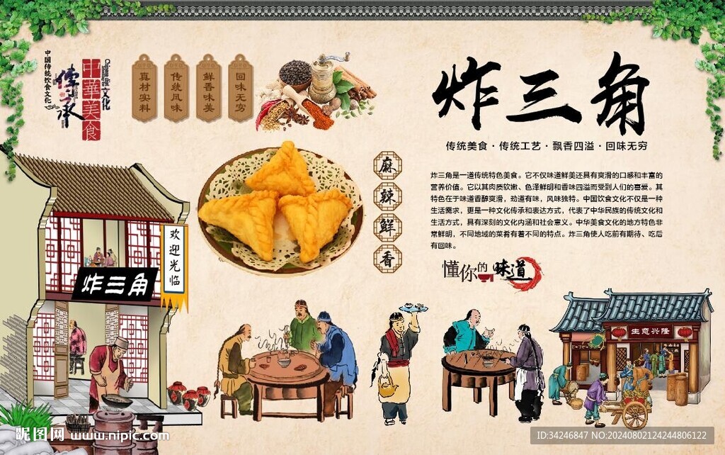 炸三角