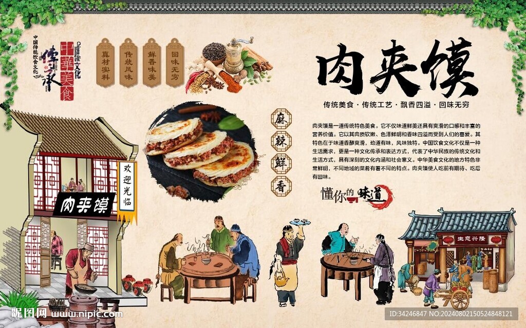 肉夹馍 