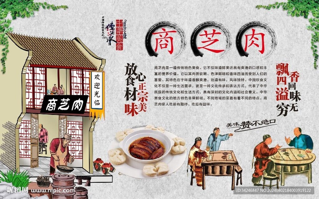 商芝肉 