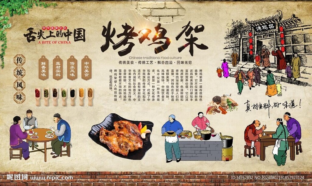 烤鸡架
