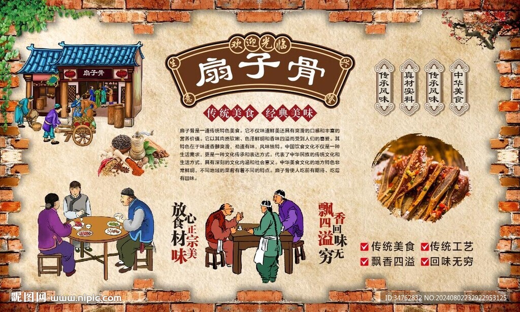 扇子骨 