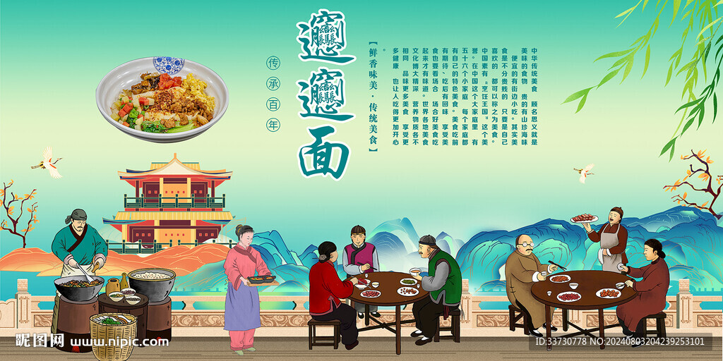 biangbiang面背景墙