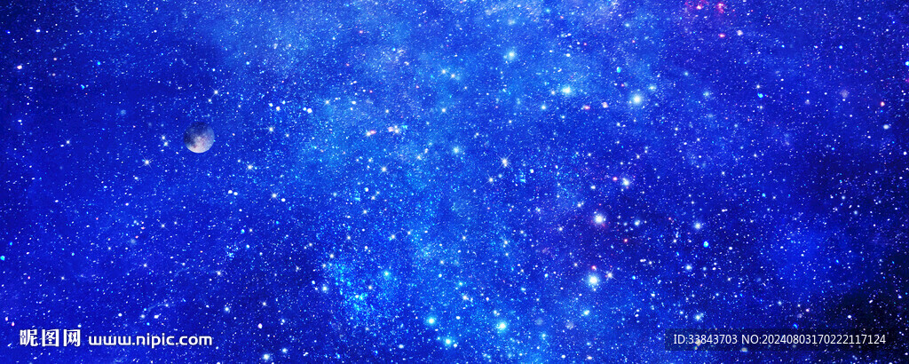 蓝色星空天花软膜