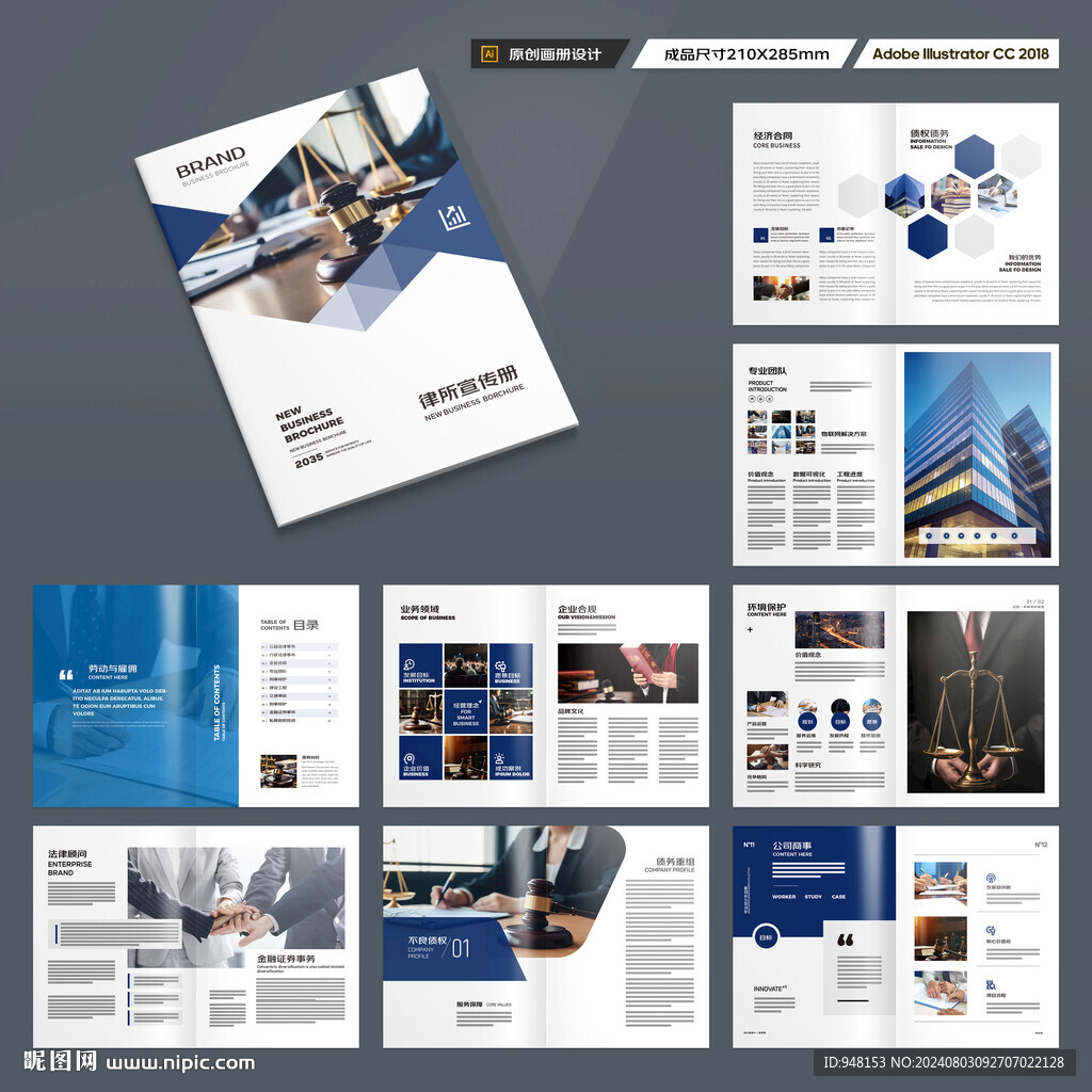 大气律师事务所画册