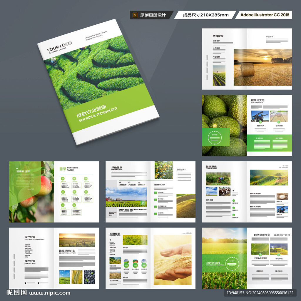 农业合作社画册