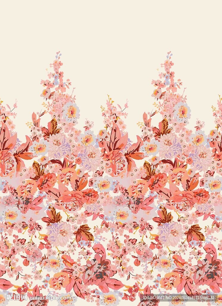 粉色定位花