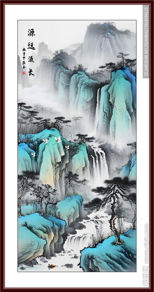 玄关山水画
