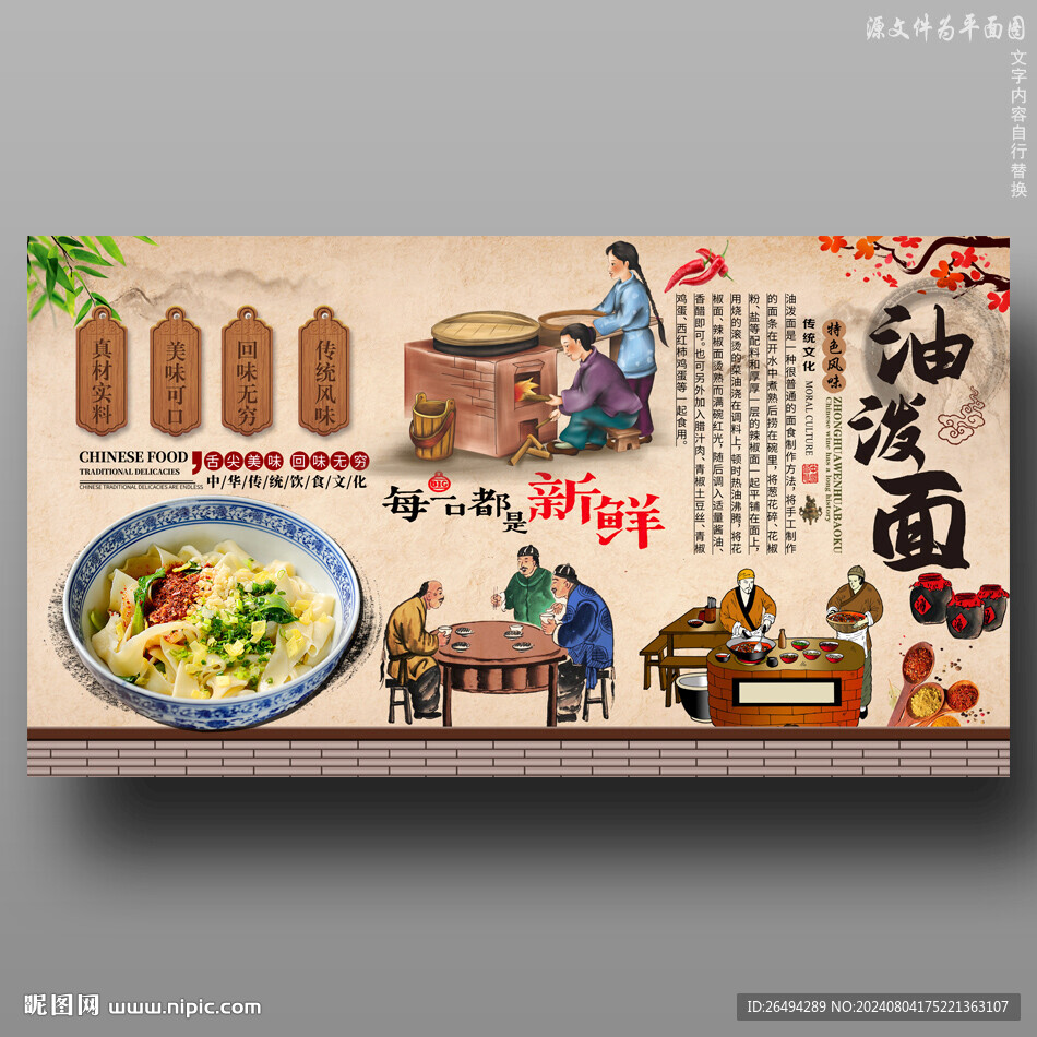油泼面