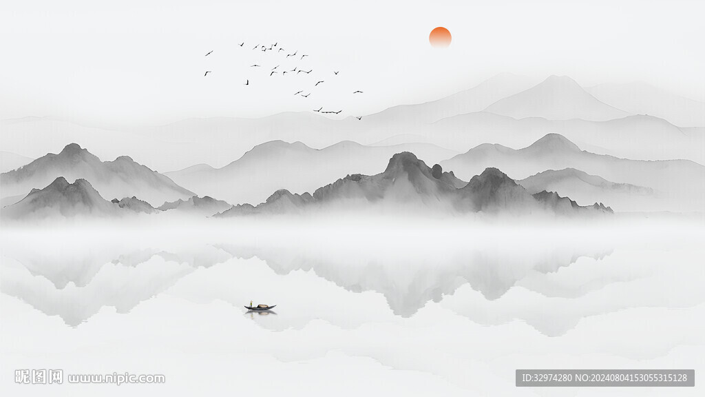 意境山水画