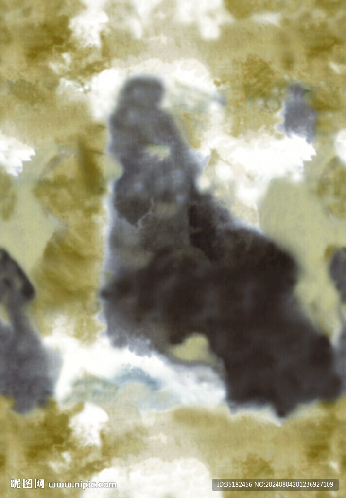 乱云纹扎染