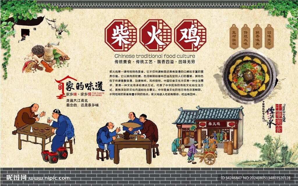 柴火鸡 