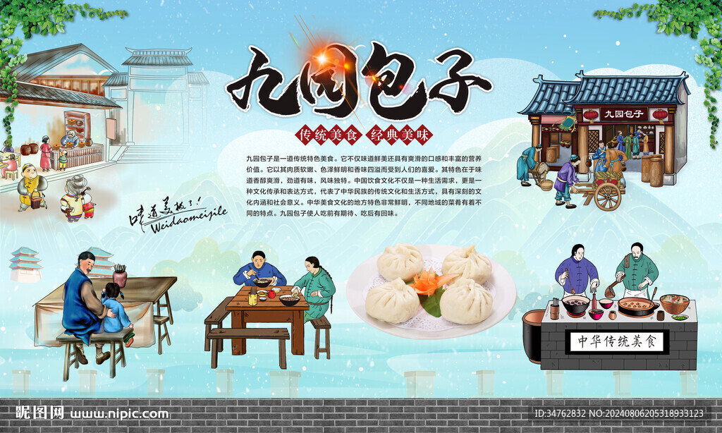 九园包子 