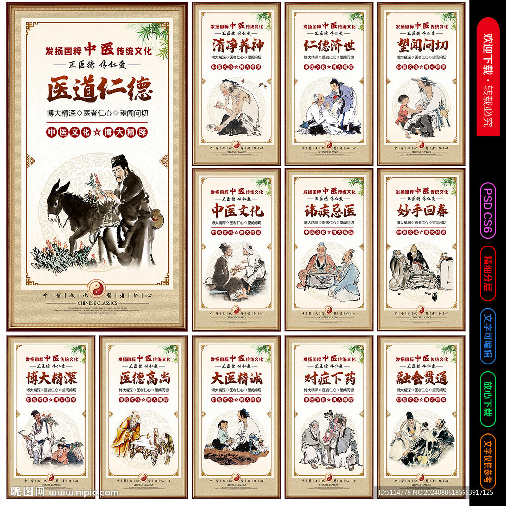 中医文化展板