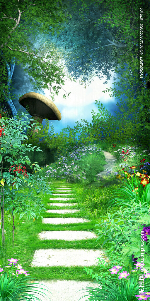 神秘梦幻森林玄关