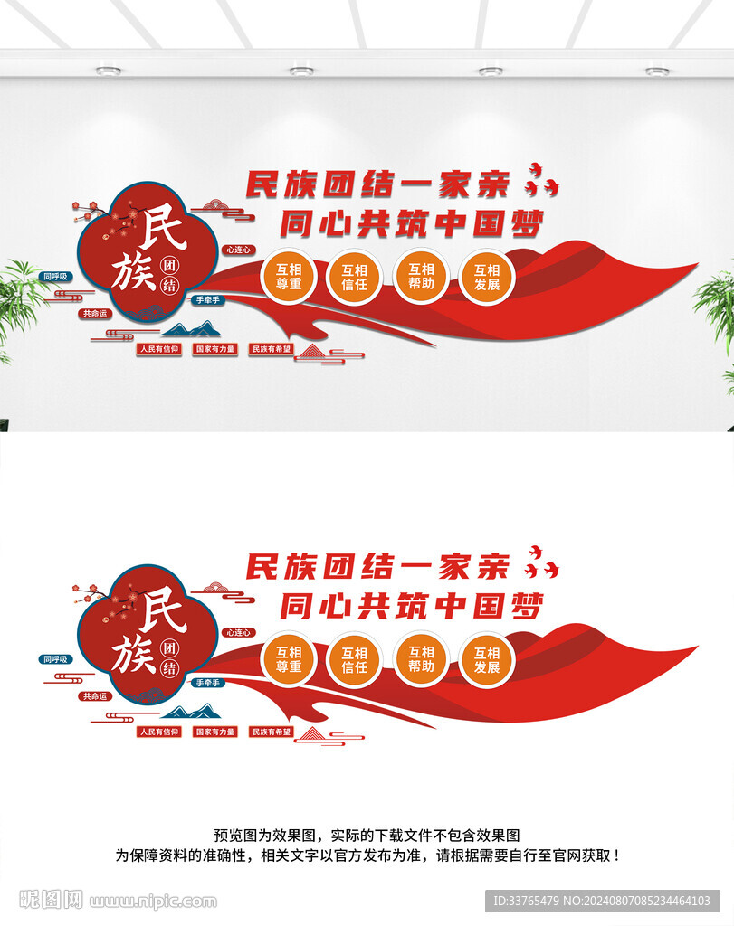 民族团结文化墙