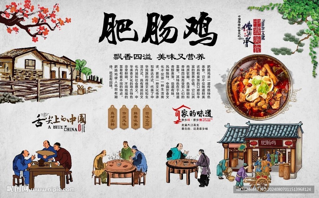 肥肠鸡 
