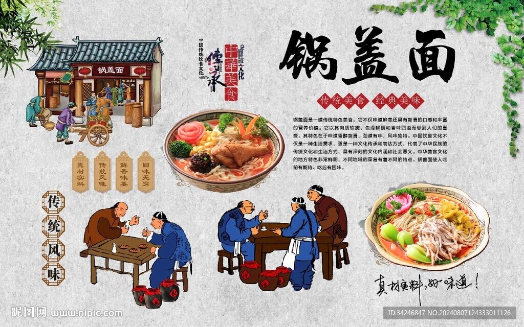 锅盖面